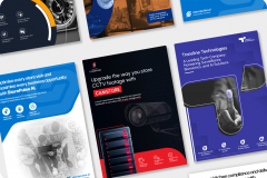 Sales brochures for an IT company