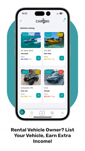 Caribo – Car & Boat Rental Marketplace Development screenshot 1