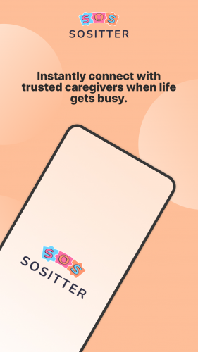 SOSitter – Caregiver Booking & Family Support Platform screenshot 1