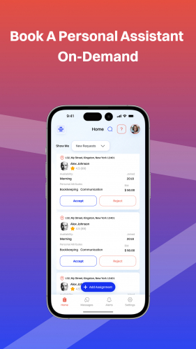 Wait4Me - On-Demand Personal Assistant Marketplace App screenshot 5