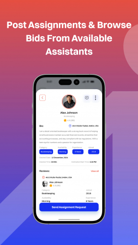 Wait4Me - On-Demand Personal Assistant Marketplace App screenshot 2