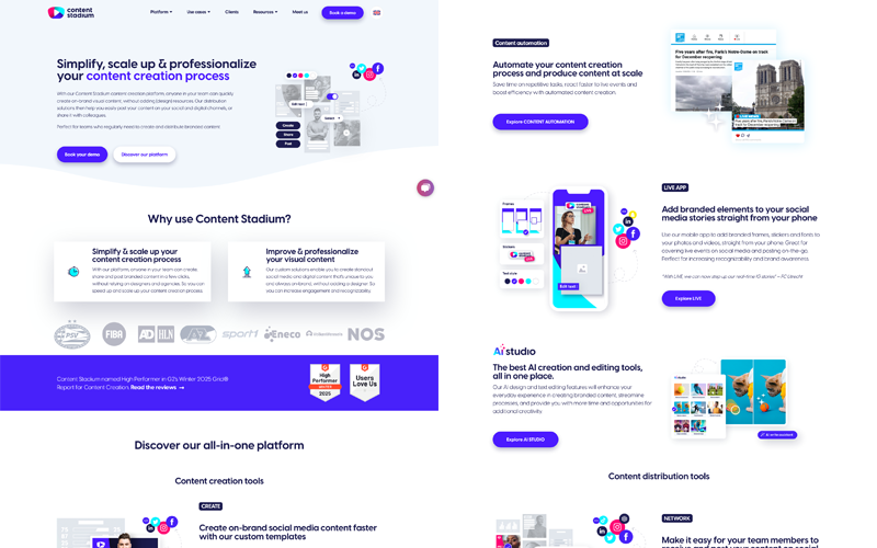 Content Stadium screenshot 1