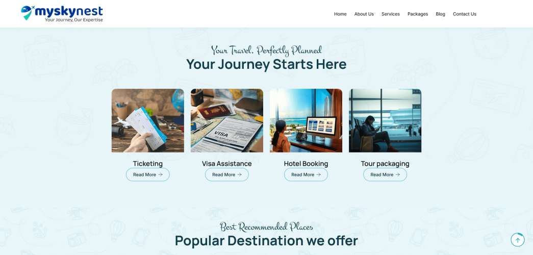 My Skynest, travel and tourism screenshot 1