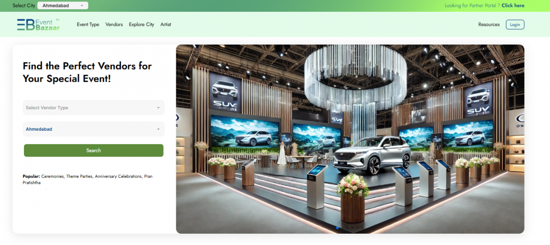 Event Bazaar - E-commerce Website screenshot 3