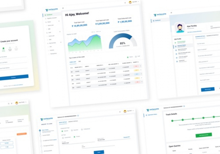 Ratnaafin - CMS - UI/UX Designing screenshot 1