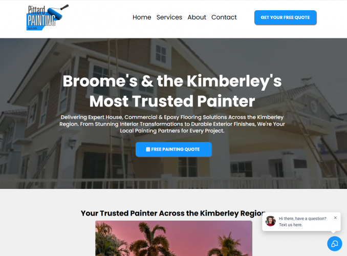 Painting Website Western Australia screenshot 1