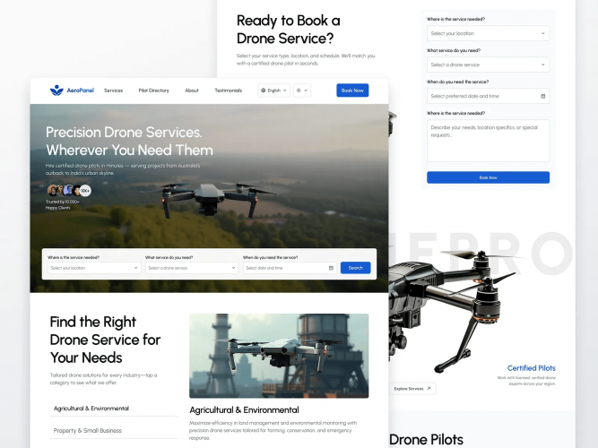 Service - Landing Page Design /Website/SaaS Design screenshot 1