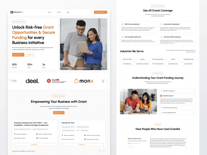Service - Landing Page Design & Html Development screenshot 1