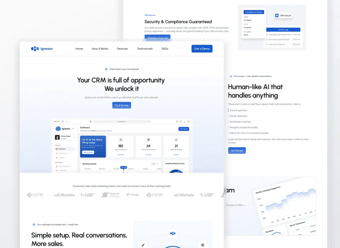 Service - Landing Page Design & Html Development screenshot 2