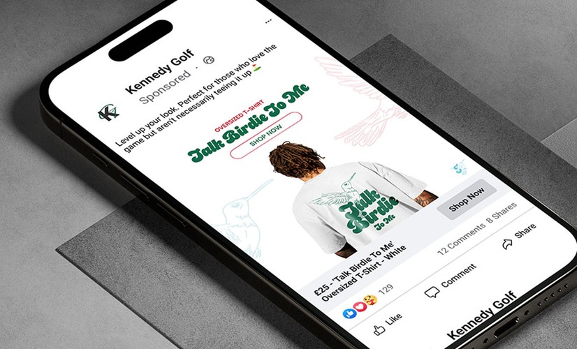 Designing for a golf lifestyle brand screenshot 3