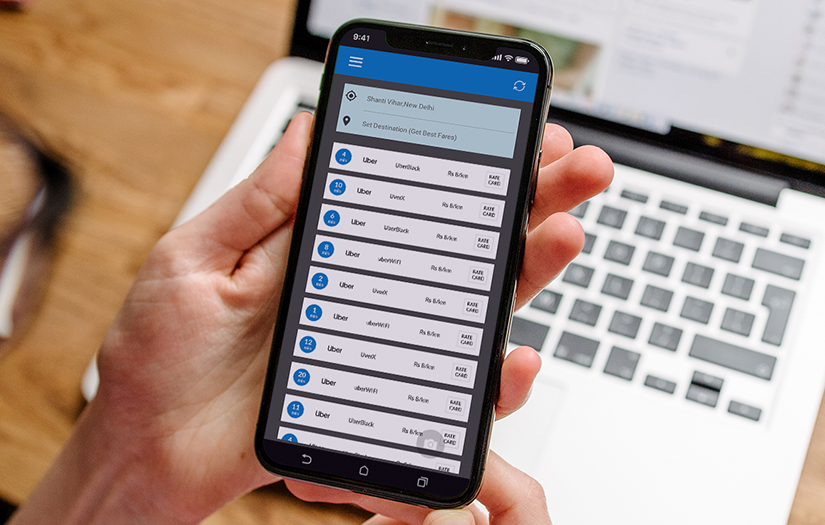 Application for Ridesharing Services screenshot 1