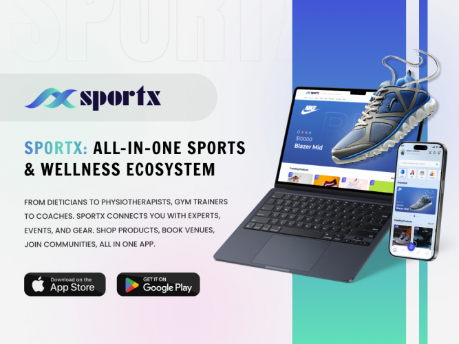 Sportx - All-In-One Sports & Wellness Ecosystem screenshot 1