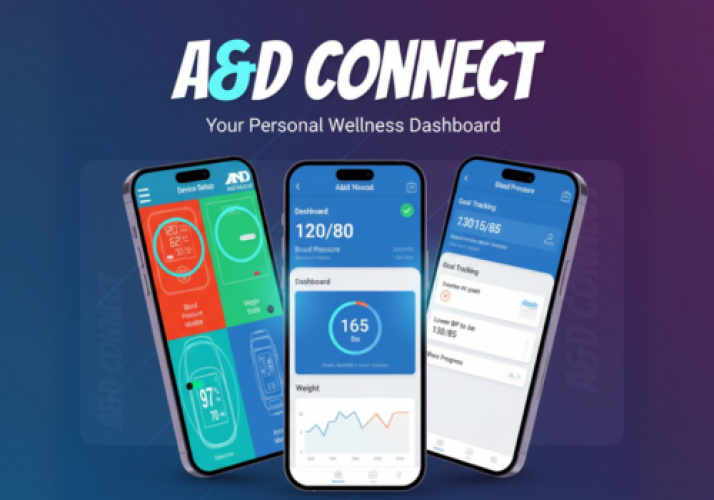 A&D Connect Android Health Management App screenshot 1