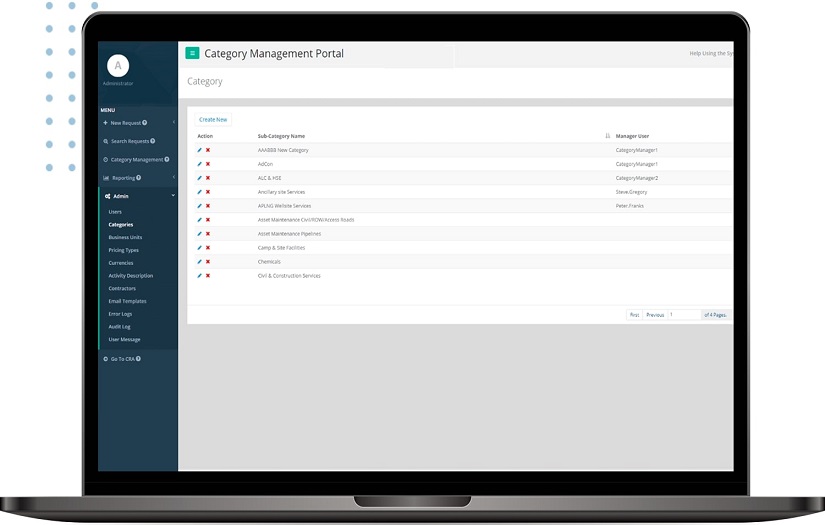 Vendor & Procurement Management Application screenshot 1