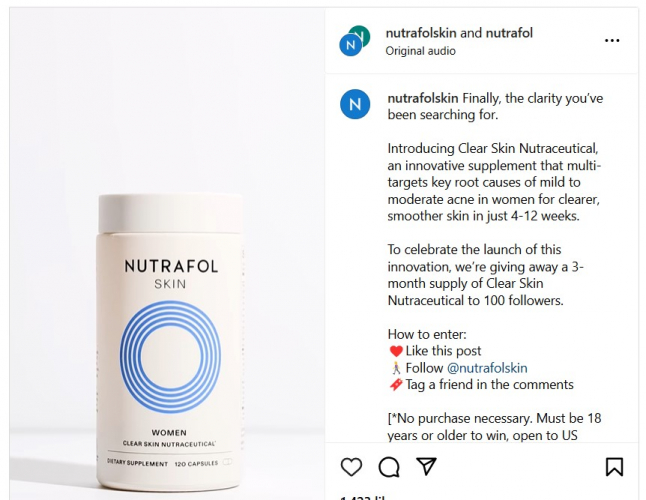  Nutrafol Skin Launch screenshot 1