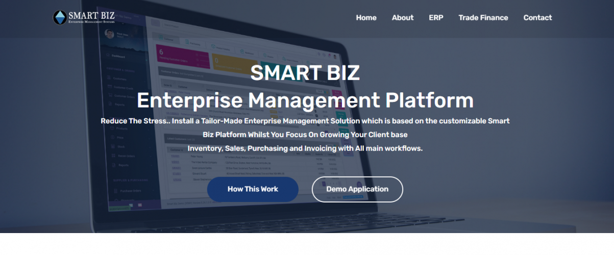 SmartBiz ERP Solution screenshot 1