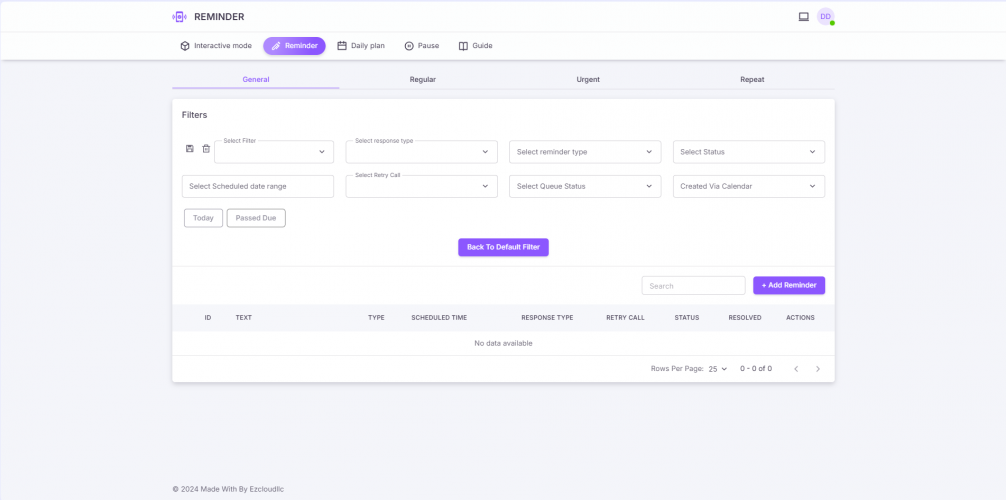 SMS Reminder System screenshot 1