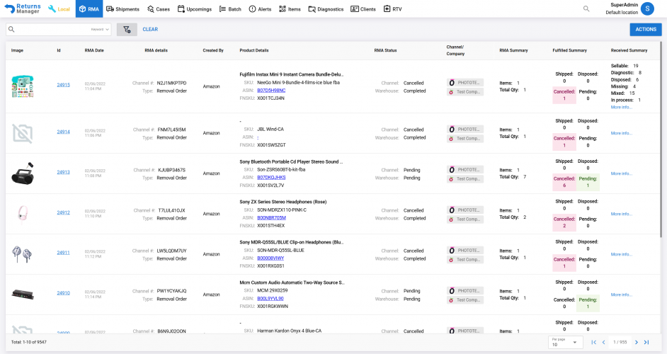 Returns Manager screenshot 5