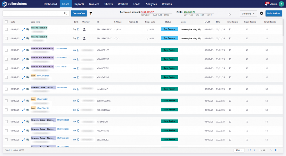 SellerClaims Cases screenshot 5