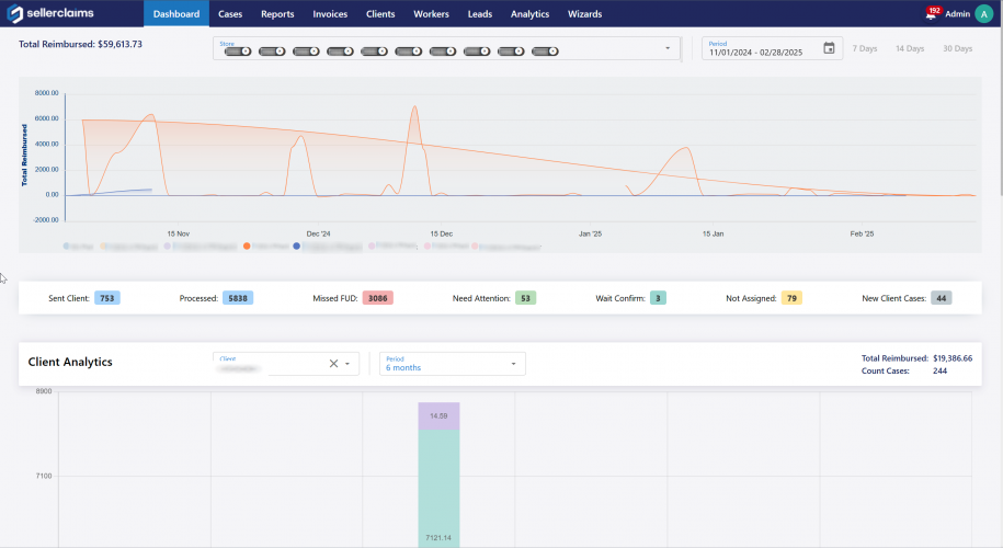 SellerClaims Cases screenshot 2