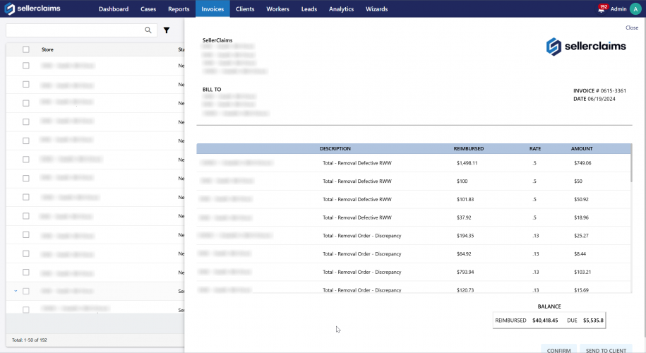 SellerClaims Cases screenshot 1
