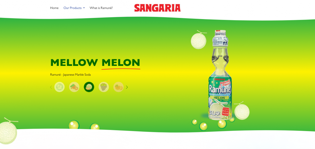 Sangaria Website Design and Development screenshot 1