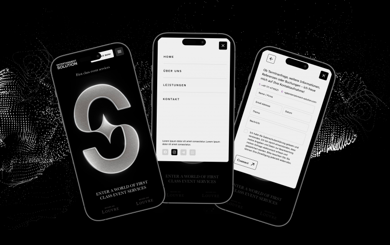 3D Branding and Landing for Event Management Company screenshot 2