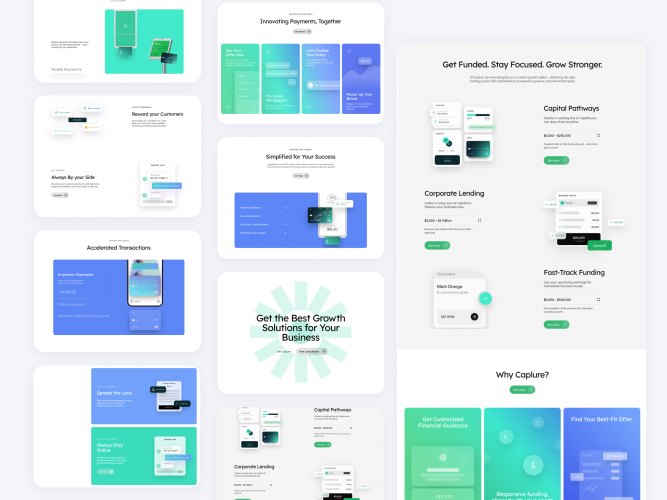 Fintech Web Design screenshot 2