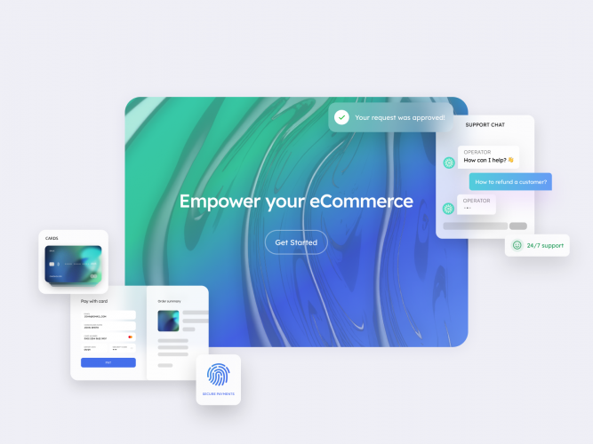 Fintech Web Design screenshot 1