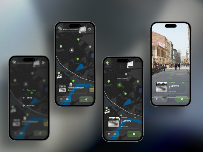 Mobile App Design for Skaters Social Media screenshot 1