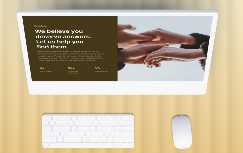 Law Firm Website Design and Development screenshot 1