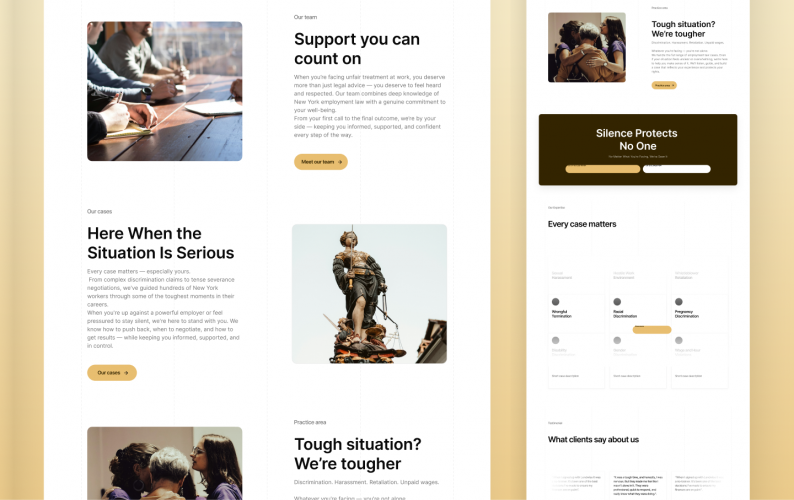 Law Firm Website Design and Development screenshot 2