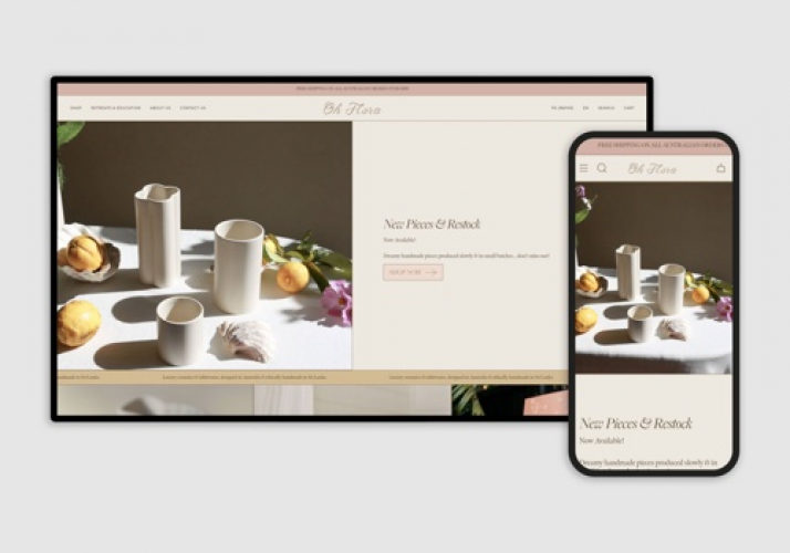 Custom theme design using Premium theme screenshot 1