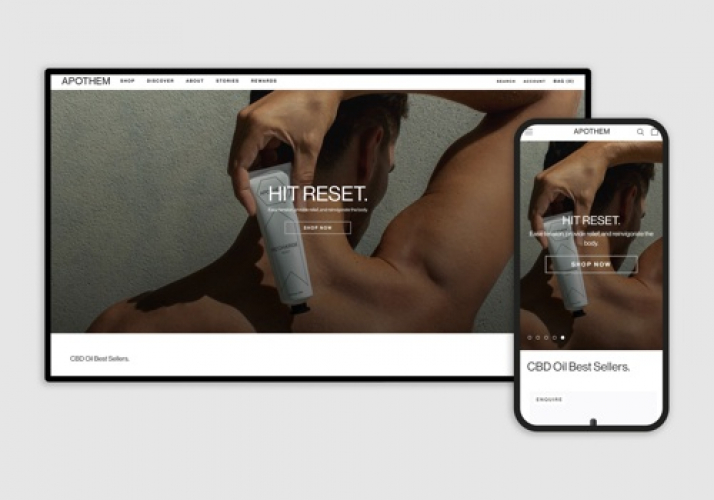 Customized eCommerce Design focus on brand's stor screenshot 1