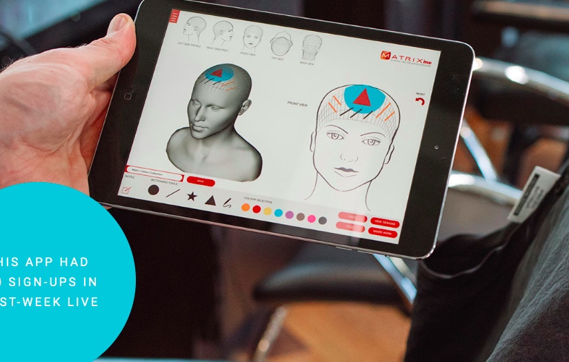 LOREAL (Matrix & Me) - iPAD application screenshot 1