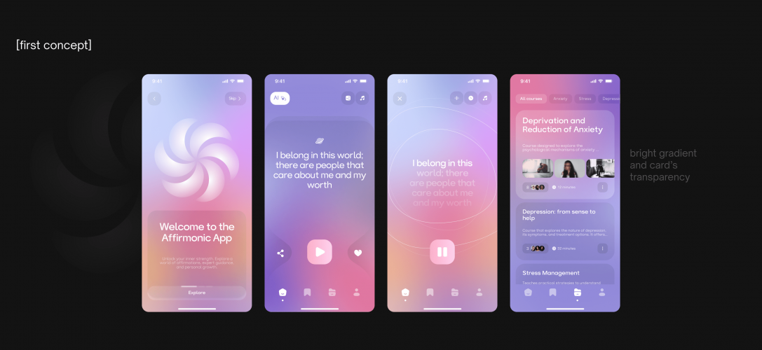 Wellness Mobile App Concepts screenshot 1
