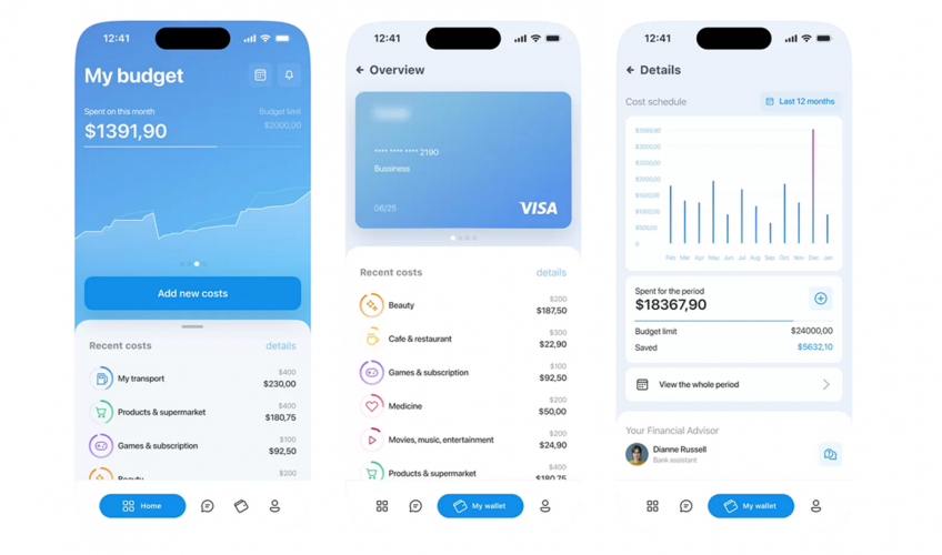 Financial Assistant App screenshot 1