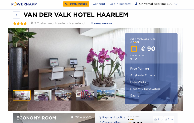 B2B hotel booking portal screenshot 3