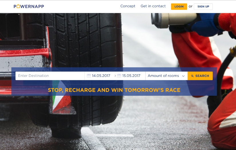 B2B hotel booking portal screenshot 1