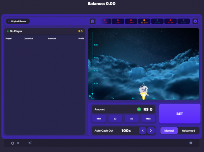 Blue Game - Blockchain Casino Crash Game screenshot 2