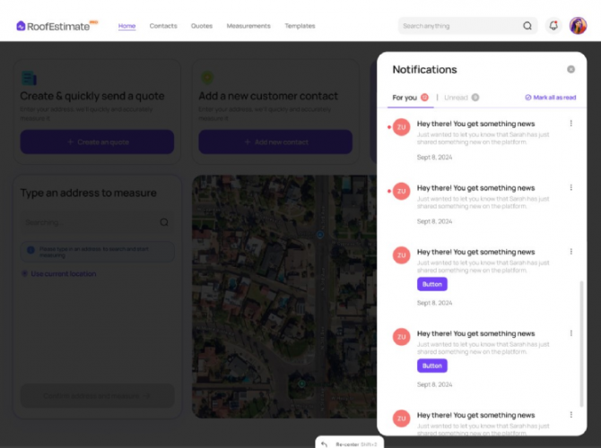 RoofEstimate - SaaS Estimation Tool screenshot 2