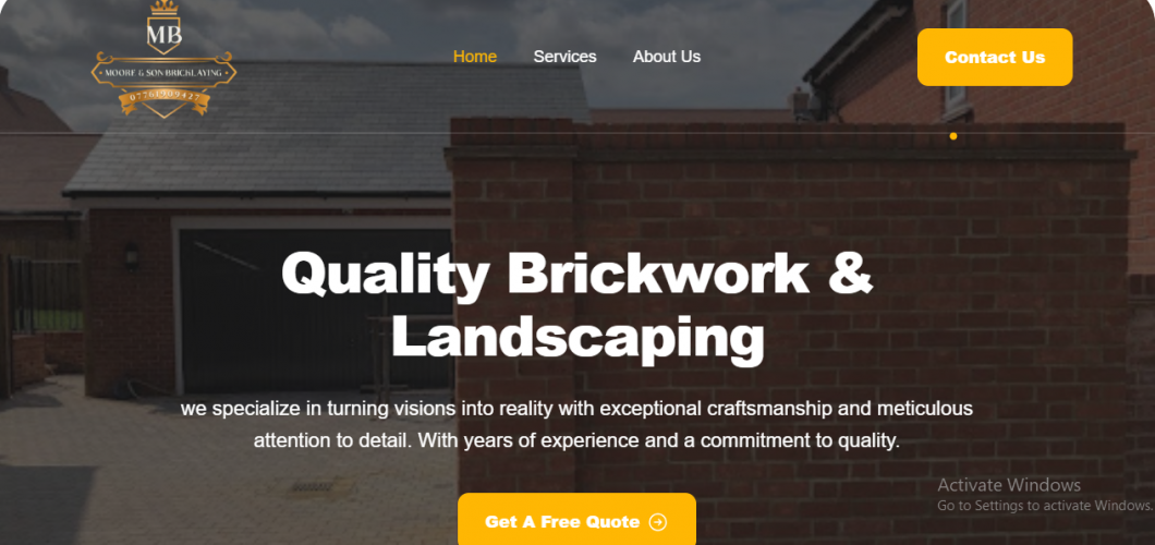 Moore & Son Bricklaying Ltd  screenshot 1