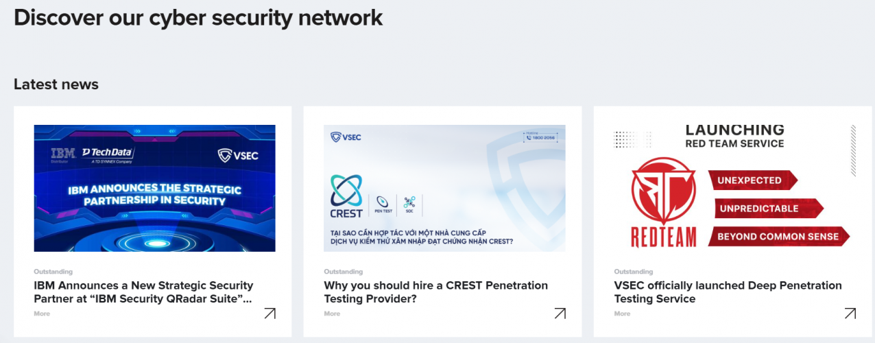 VSEC – A Web Application Development screenshot 3