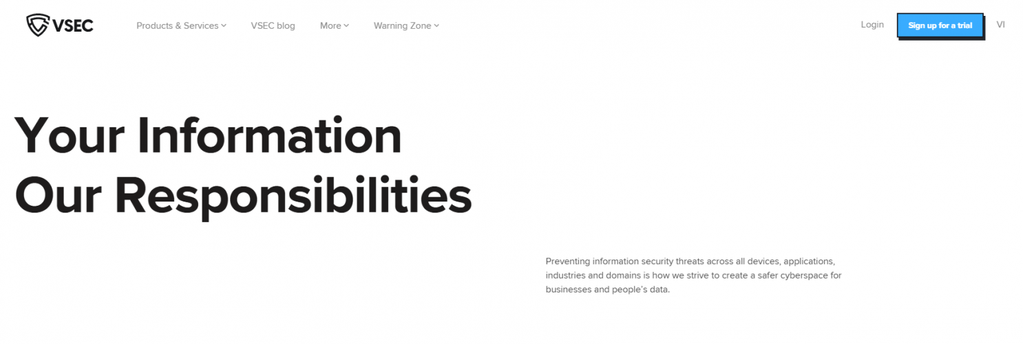 VSEC – A Web Application Development screenshot 4