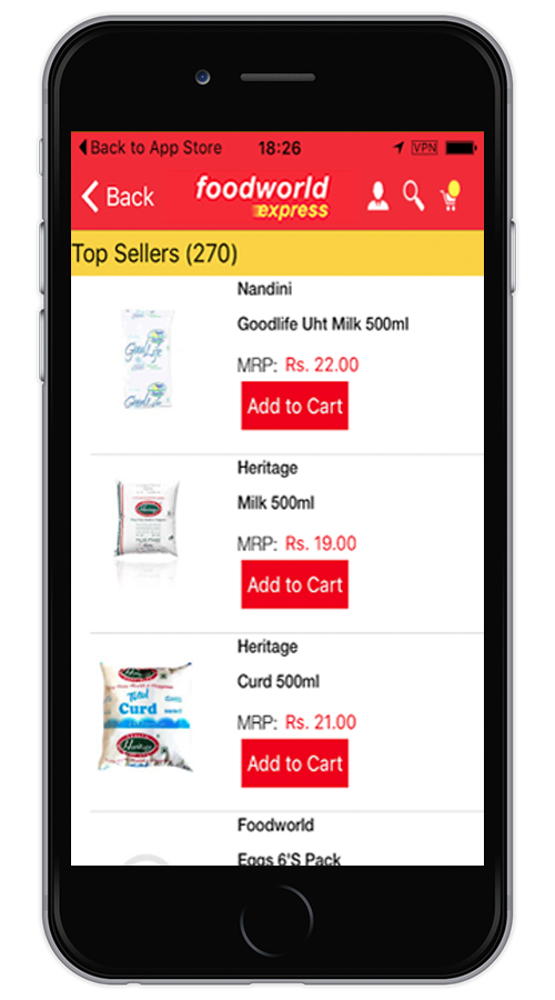 Online Grocery screenshot 2