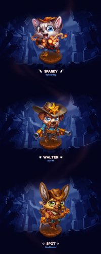 CLAWS&PAWS | 2D mobile game art screenshot 3