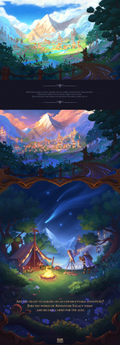 ADVENTURE LEGACY | 2D mobile game art & animation screenshot 2