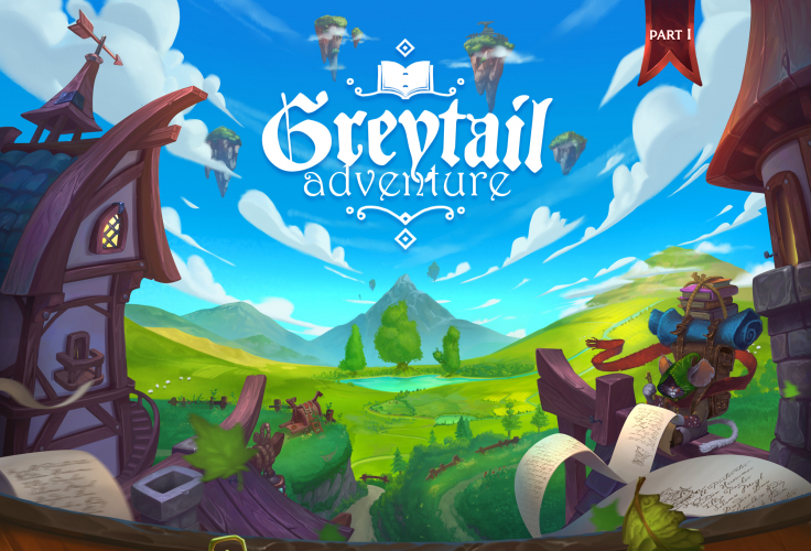 Greytail Adventure | 2D Game Art  screenshot 4