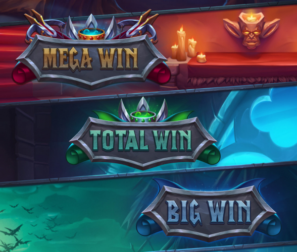 GRIMHUNT | slot game art & animation screenshot 4