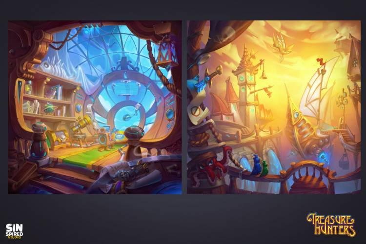 TREASURE HUNTERS | game art & animation screenshot 3